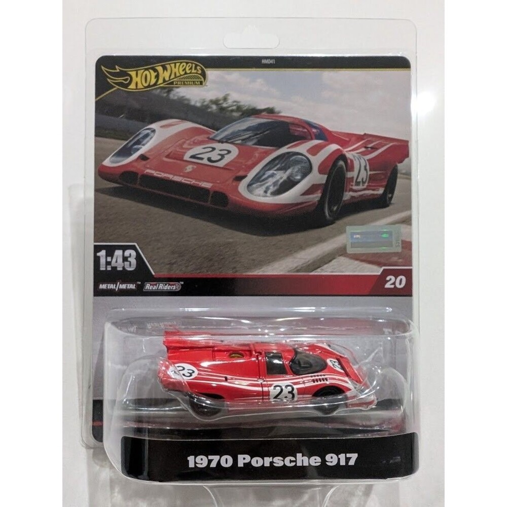 Hot Wheels Premium Real Riders 2025 Car Culture 1:43 Scale 1970 Porsche 917